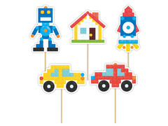 Piese de tort Clockwork - 5 buc.