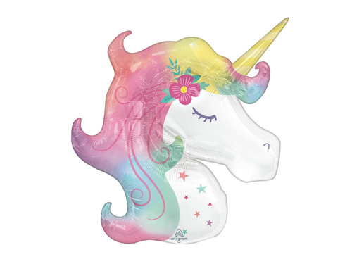 Balon de folie Unicorn fermecat - 83 cm - 1 buc.