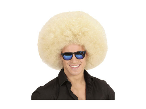 Peruca afro blondă mare, de înaltă calitate