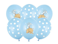 Baloane imprimate pentru un băiat "Elefant" - 30 cm - 6 buc.