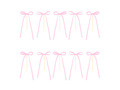 Cake Cupcake Picks - roz - 10 buc.