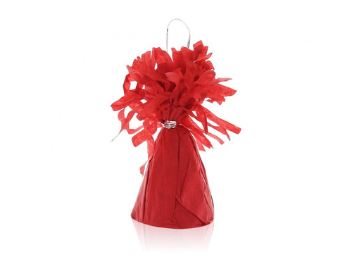 Greutăți din folie pentru baloane umplute cu heliu - roșu pastel - 145 g