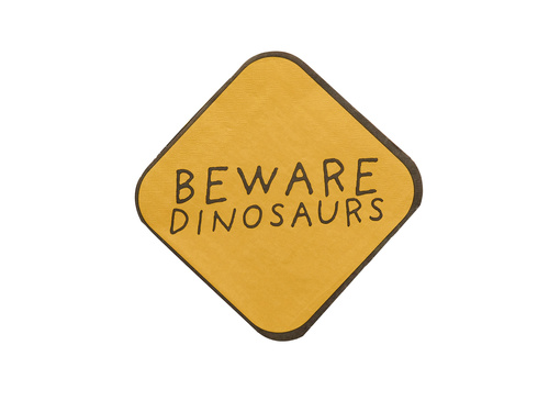 Attention Șervețele dinozaur - 33 cm - 16 buc.