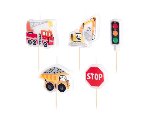 Picnic lumânări de construcție - 5 buc.