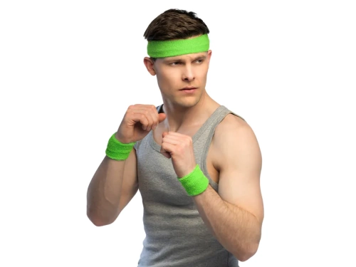 Brățări verzi neon Disco 80s - 3 buc.