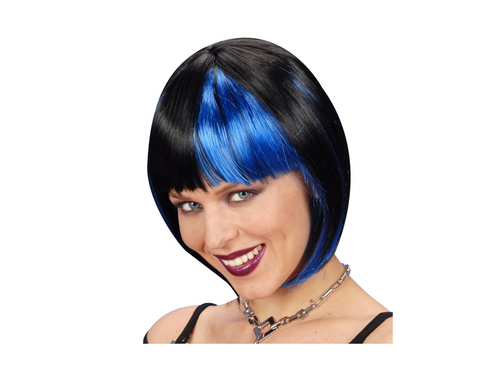 Peruca Zoey - negru cu reflexii albastre