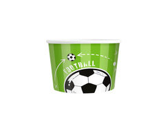 Cupe pentru înghețată Football - 150 ml - 6 buc.