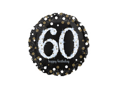 Balon din folie - a 60-a aniversare - 43 cm - 1 buc.