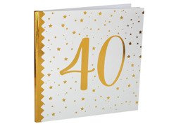 Carte de oaspeți albă tipărită 40 - 24 cm x 24 cm