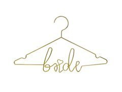 Umeraș metalic auriu pentru mireasă - 1 buc.