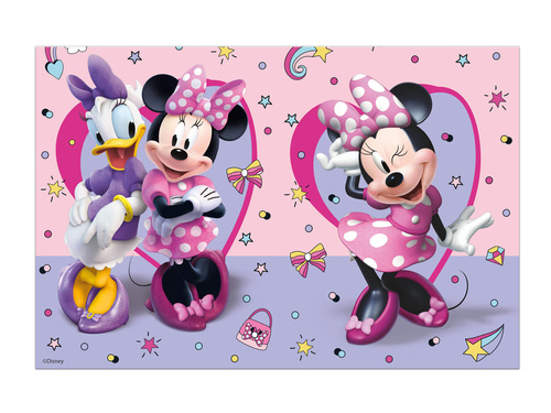 Față de masă aniversară Minnie Mouse - 120 x 180 cm - 1 buc.