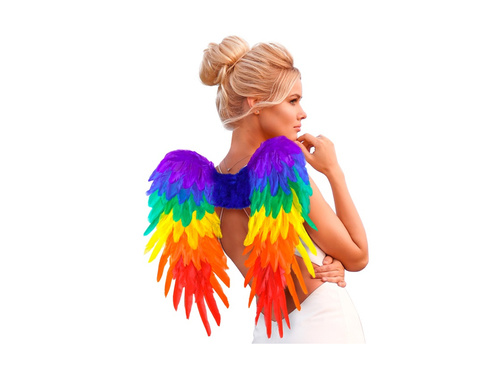 Aripi de pene pliabile Rainbow 50×50 cm