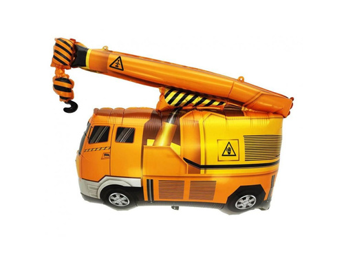 Balon din folie Camion cu macara - 65x45 cm - 1 buc.