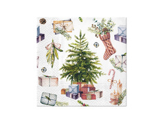 Șervețele de Crăciun făcute în casă - 33 cm - 20 buc.