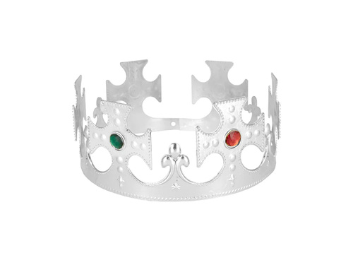 Coroană de rege reglabilă - argint - 1 buc.