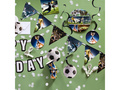 Decorațiuni suspendate „Fotbal” – 6 bucăți.