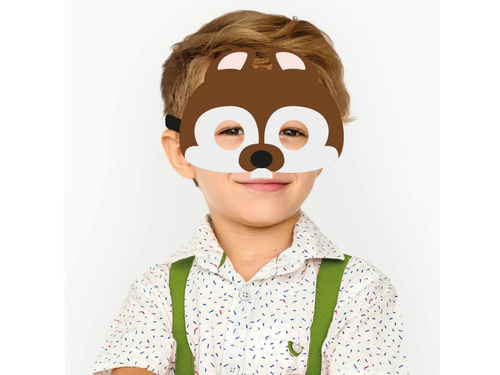 Mască din fetru Veveriță - 1 buc.