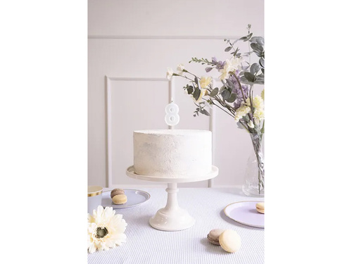 Lumânare cu numărul opt mentă - 8 - 1 buc.