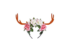 Bentiță coarne cu flori