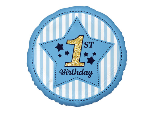 Balon folie albastru - 45 cm - 1 buc.