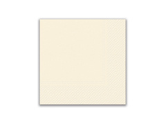 Șervețele cu 3 straturi 33 cm, crem - 20 buc.