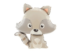 Balon din folie Prairie Raccoon - 64 x 85 cm - 1 buc.