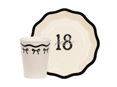 Set de hârtie pentru a 18-a aniversare - 24 buc.