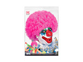 Peruca clovn curly păr afro roz