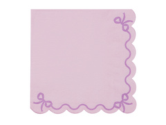 Șervețele de hârtie albastre cu volan - 33 cm - 12 buc.