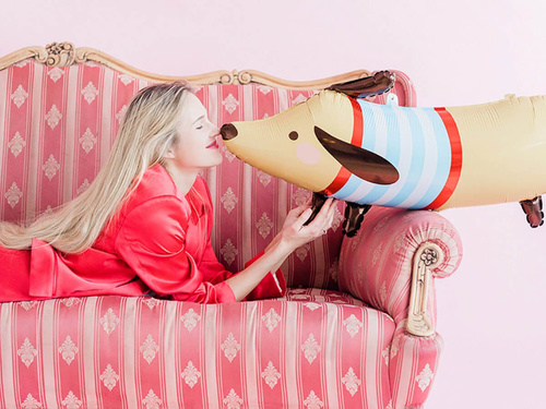 Balon din folie Teckel - 90 x 40 cm - 1 buc.