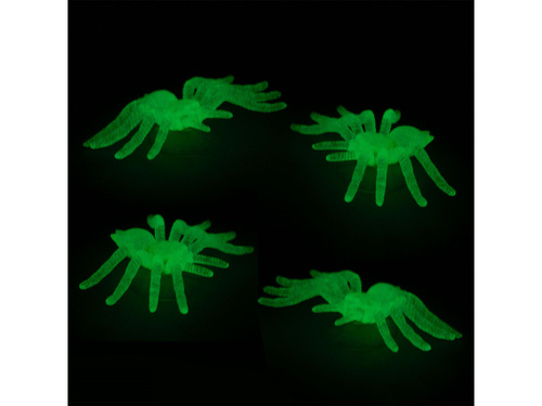 Păianjeni fluorescenți cu ventuze pentru Halloween - 2 buc.