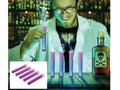 Pahare violet pentru eprubete - 4 buc.