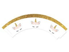 Cupcake cupcakes Unicorn frumos - 6 buc.