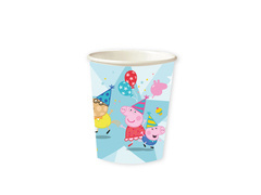 Cupe aniversare Peppa Pig - 237 ml - 8 buc.