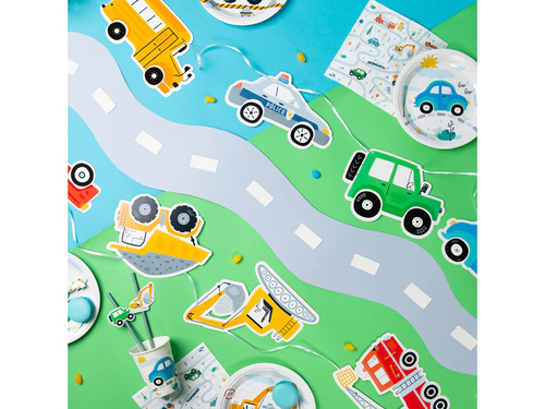 Șervețele aniversare Auta - 33 cm - 10 buc.