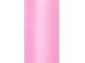 Tul simplu roz - 30 cm x 9 metri - 1 buc.