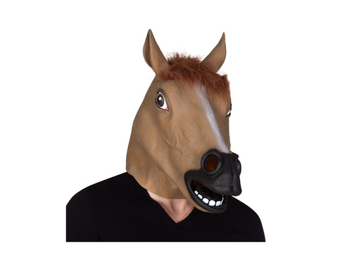 Mască din latex Cal