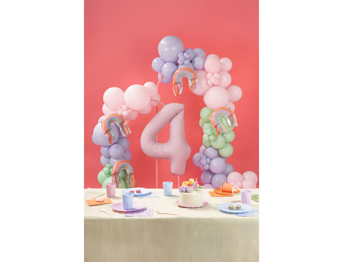 Balon folie Pastel Rainbow - 38x41 cm - 3 buc.