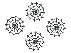 Suport de cană - Cobweb - 10 cm - 4 buc.
