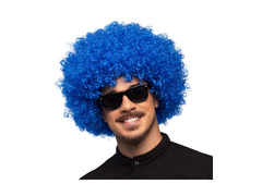 Peruca Afro Groove albastru