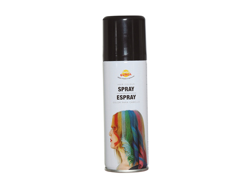 Spray de păr pastel lavabil 125 ml - negru