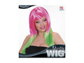 Peruca roz și verde în două tonuri