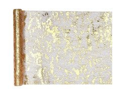 Decorațiune de masă lucioasă - auriu - 28 cm x 5 m - 1 buc.