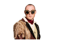 Ochelari de petrecere din cupru Cyberpunk