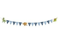 Banner aniversar dinozauri - 180 cm - 1 buc.