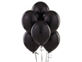 Baloane latex negru pastel - mari - 25 buc.