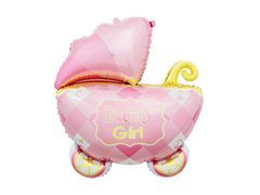 Balon cu folie pentru cărucior Baby Girl - 60 cm - 1 buc.