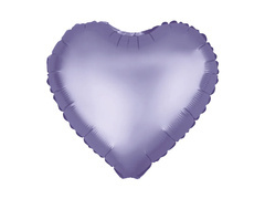 Balon folie cu inimă mov - 45 cm - 1 buc.