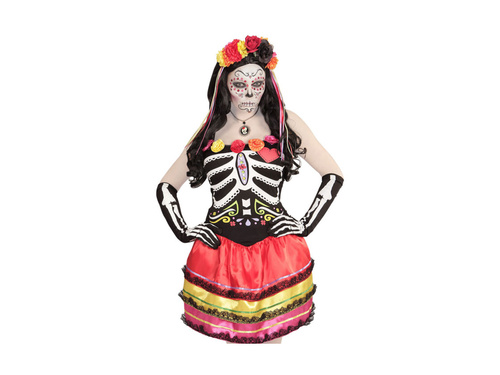 Mănuși de schelet 50 cm - imprimate pe față și pe spate