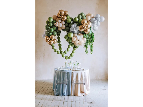 Baloane conector pastel măsline - 33 cm - 20 buc.